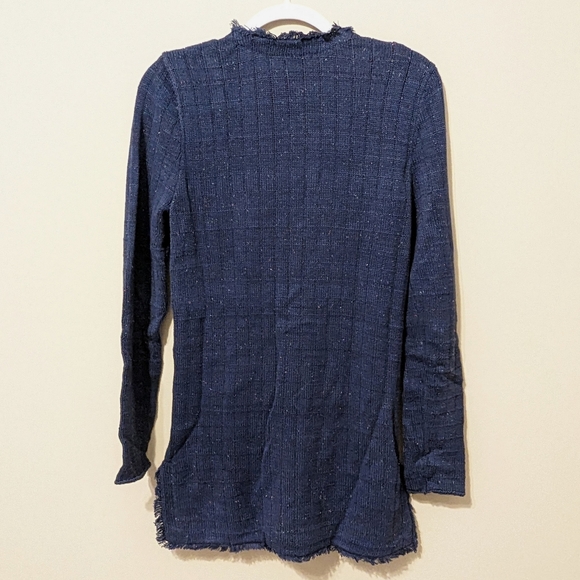 Cabi Knit Duchess Cardigan Blue Flecked Sweater size small like new condition - Picture 6 of 16